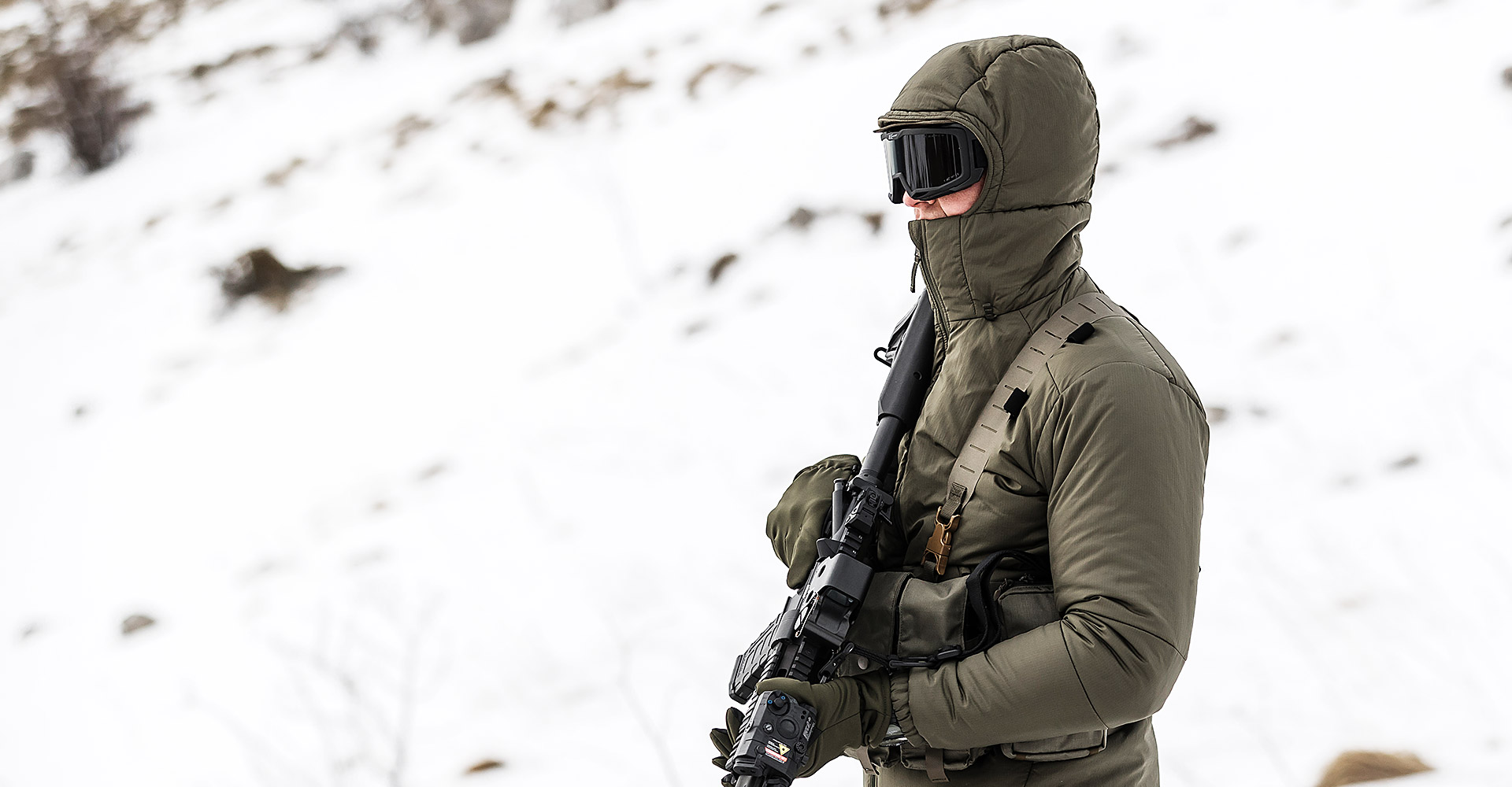 Best way to fold a Hood/Harness®equipped tactical jacket's hood to a